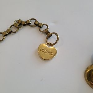 Moschino Heart and Leather Belt